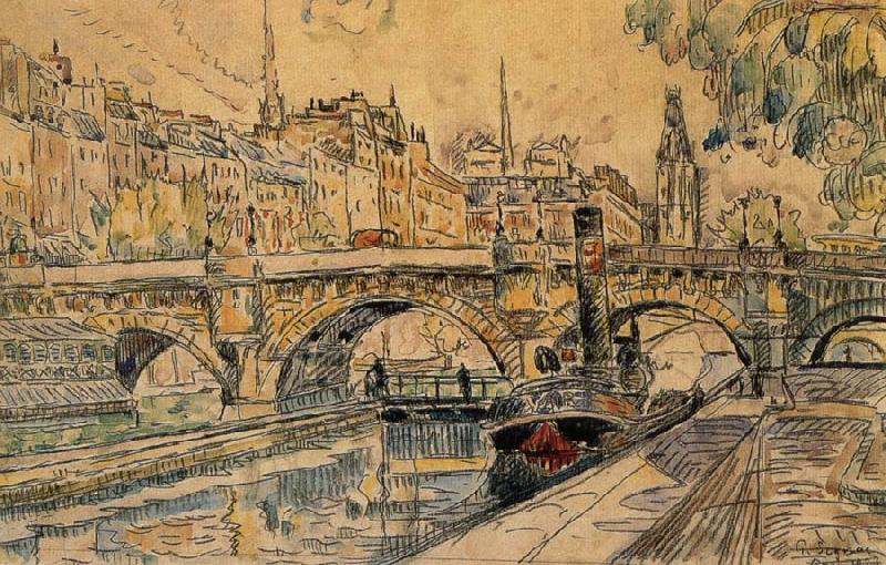 Bridge tug, Paul Signac